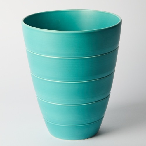 A Keith Murray Blue Open Vase