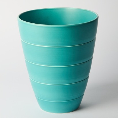 A Keith Murray Blue Open Vase