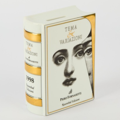 A Tema Variazioni Di Piero Ceramic Book Bank by Rosenthal