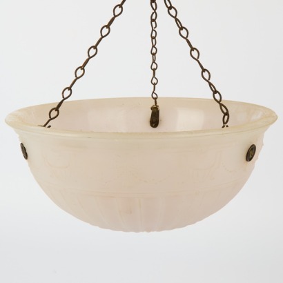 An Art Moonstone Plafonnier Pendant Ceiling Light