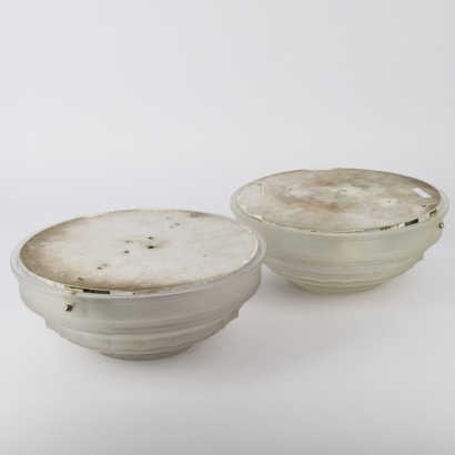 A Pair Art Deco Ceiling Lights