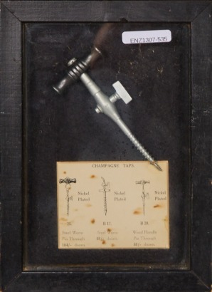 A Vintage Boxed Champagne Tap