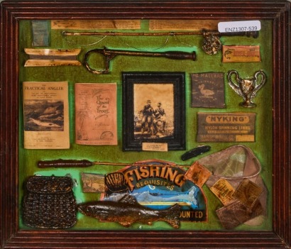 A Vintage Boxed Miniature Fishing Set