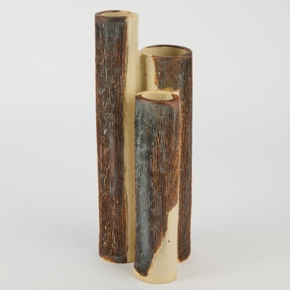 A Triple Conical Mid Century Vase