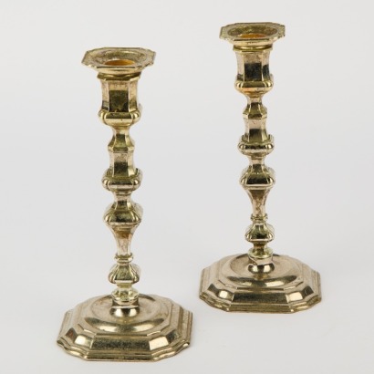 A Pair of Vintage French Style Candle Holders