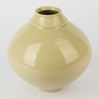 A Large Celadon Andrew Halford Vase, Australia