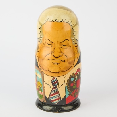 A Vintage Matryoshka Russian Presidents Doll