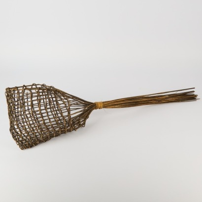 A Vintage Woven Onion Basket