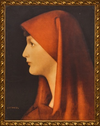 A Vintage Fabiola Framed Print