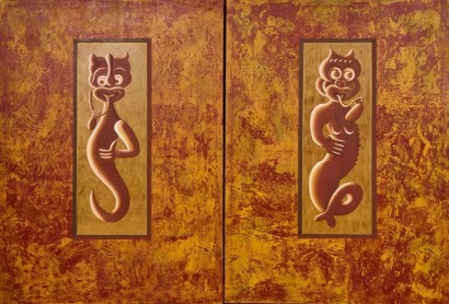 A Pair of Marakihau Canvas