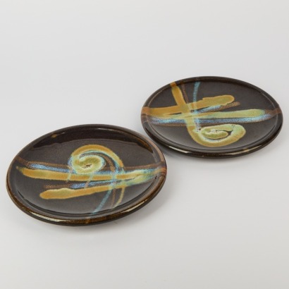 A Set of Two Brian Gartside Plates
