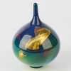 A Peter Collis Gold Leaf Orb Vase