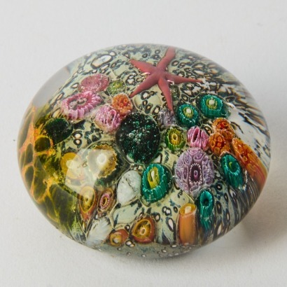 A Peter Raos Seascape Paperweight, circa 1997