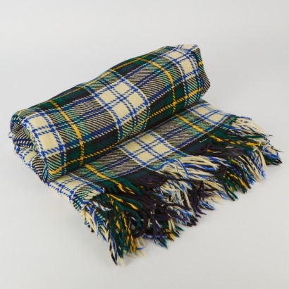 A Vintage Woollen Tartan Blanket