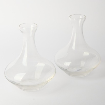 A Pair of Spiegelau Glass Decanters