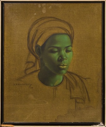 A Vladimir Tretchikoff 'Basuto Girl' Print A/F