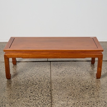 A Chinese 20th Century Hardwood Low Table