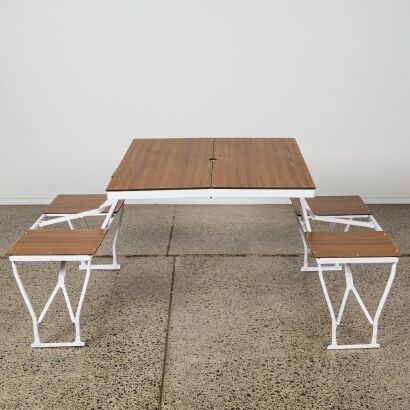 A Retro Ritec Foldaway Picnic Table