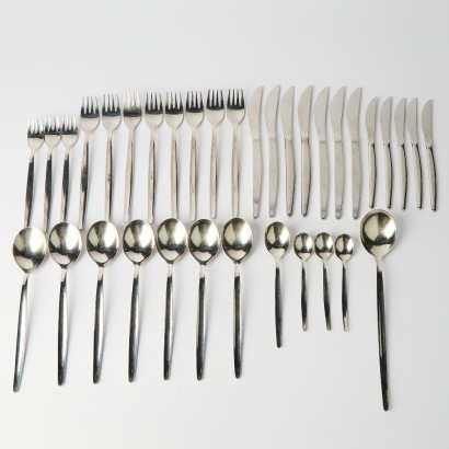 A 35 Piece Hankman Cultery Set, Finland