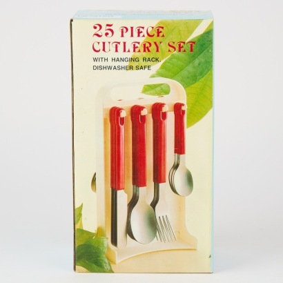 A Retro Boxed Cutlery Set
