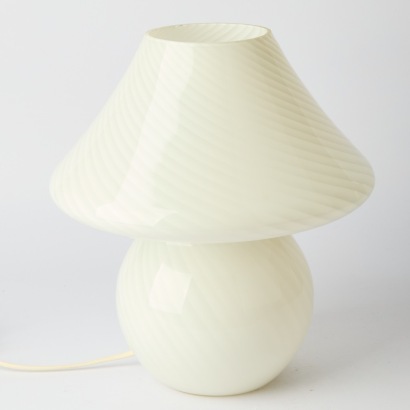 A Mid-Century Venini Style Art Glass Lamp