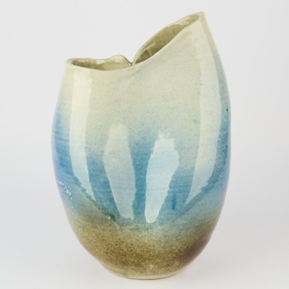 A Large A New Zeland Studio Pottery Vase marked 'Ann 1990'