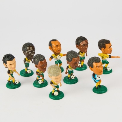 A Collection of Collectable South African Rugby Figurines
