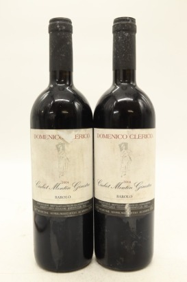 (2) 2004 Domenico Clerico Ciabot Mentin Ginestra, Barolo DOCG [RP97] (TL)