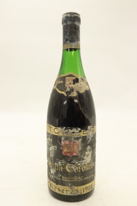 (1) 1981 Torres Gran Coronas Cabernet Sauvignon Reserva, Penedes (TOL) (MS) (CC)
