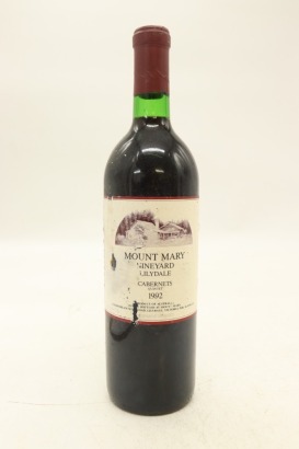 (1) 1992 Mount Mary Lilydale Quintet Red Blend, Yarra Valley