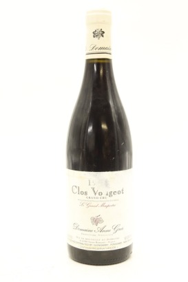 (1) 1996 Domaine Anne Gros Clos de Vougeot Grand Cru Le Grand Maupertui, Cote de Nuits (TL) (CC)