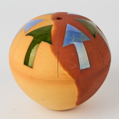 A Handmade Ovoid Vase