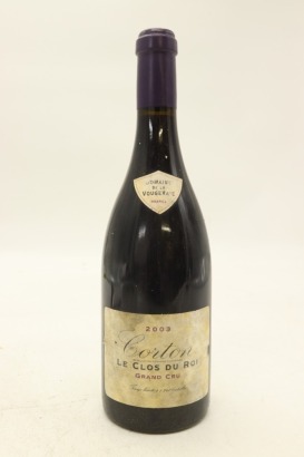 (1) 2003 Domaine de la Vougeraie Corton Clos du Roi Grand Cru, Cote de Beaune (SOL)