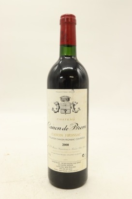 (1) 2000 Chateau Canon de Brem, Canon-Fronsac