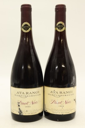 (2) 1994 Ata Rangi Pinot Noir, Martinborough