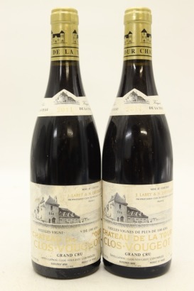 (2) 2011 Labet & Dechelette Chateau de La Tour Clos de Vougeot Vieilles Vignes Grand Cru, Cote de Nuits [JR17.5] (TOL)
