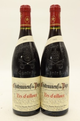 (2) 2005 Lucien et Andre Brunel Chateauneuf-du-Pape Les Cailloux, Rhone [JR16.5]