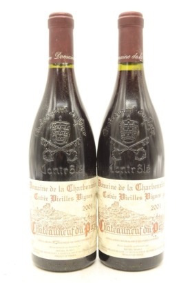 (2) 2001 Domaine de la Charbonniere Chateauneuf-du-Pape Cuvee Vieilles Vignes, Rhone