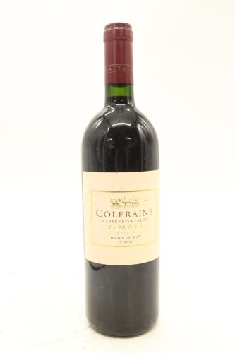(1) 1998 Te Mata Estate Coleraine, Hawke's Bay (TL)