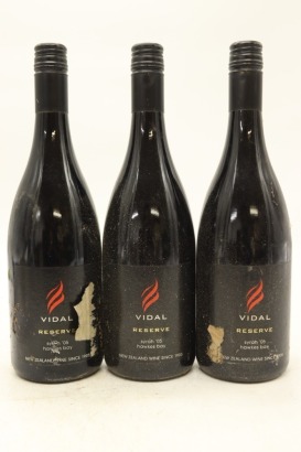 (3) 2005 Vidal Estate Reserve Syrah, Hawke's Bay (TL)