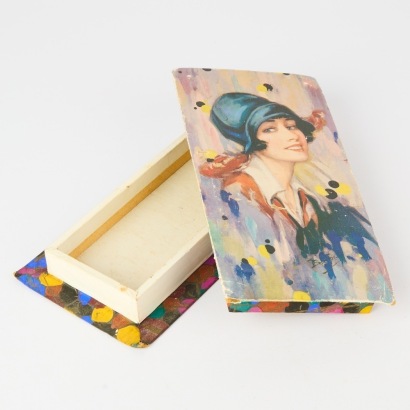 An Art Deco Glove Box