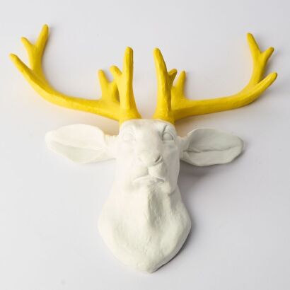 A Resin Stag 3D Wall Hanging