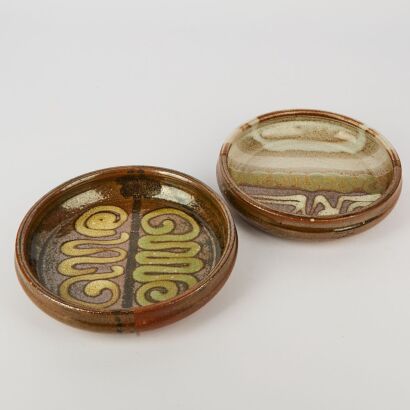 Two Brian Gartside Bowls