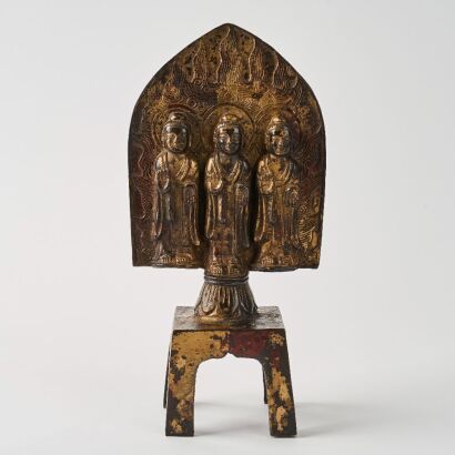 A Chinese Bronze Figure of Buddha In Northern Qi / Northern Wei Style