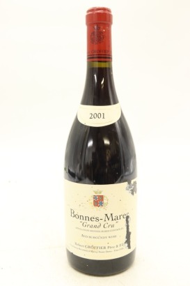(1) 2001 Domaine Robert Groffier Pere & Fils Bonnes-Mares Grand Cru, Cote de Nuits [JR17] (TOL)