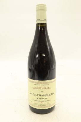 (1) 1999 Vincent Girardin Mazis-Chambertin Grand Cru, Cote de Nuits