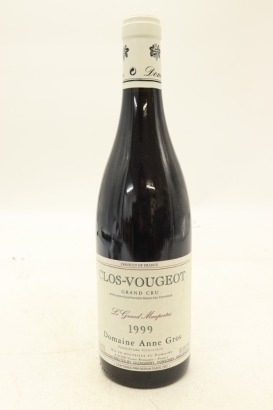 (1) 1999 Domaine Anne Gros Clos de Vougeot Grand Cru Le Grand Maupertui, Cote de Nuits