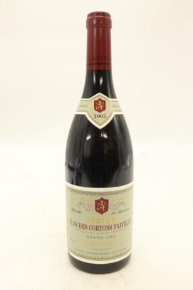 (1) 2005 Domaine Faiveley Corton 'Clos des Cortons Faiveley' Monopole Grand Cru, Cote de Beaune [JR18]