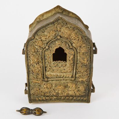 A Set of Two Chinese Tibetan Old Objects