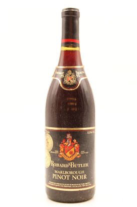 (1) 1991 Corbans 'Robard & Butler' Marlborough Pinot Noir, Auckland